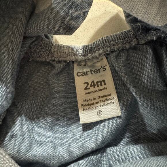 Carters Baby Girl 24M Denim Dress - Picture 2 of 4